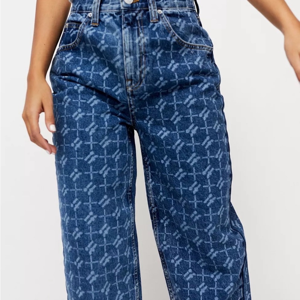 iets frans... Monogram Denim Boyfriend Jean